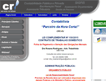 Tablet Screenshot of crcontabilidade.com.br